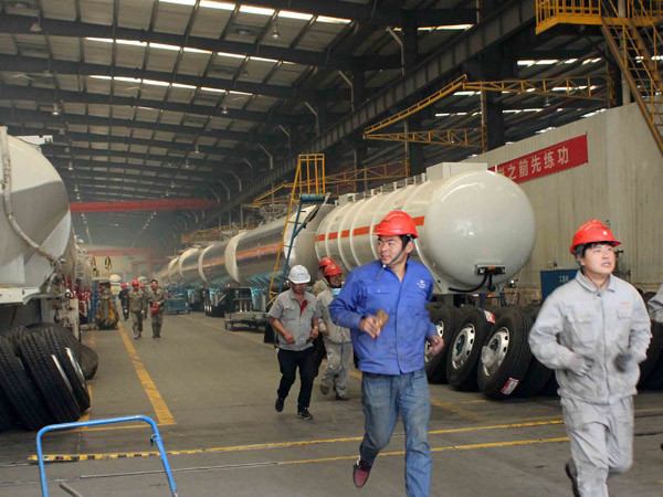 洛陽中集凌宇開展2017上半年度消防大演習活動