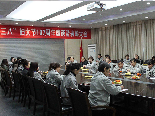 中集凌宇召開慶祝“三八國際勞動婦女節”成立107周年座談暨表彰會議